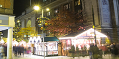 Christmas events and activities, Old  Market Square Nottingham 2011.
