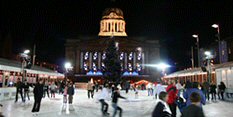 Nottingham Old Market Square, Christmas Market. 2014